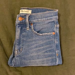 Madewell skinny 9” mid rise